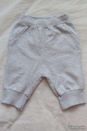 Pantalon gris bébé fille/garçon