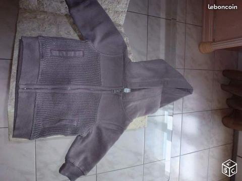 Gilet garçon gris 6 mois