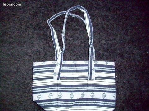 SAC BOGOLAN Africain Noir Blanc