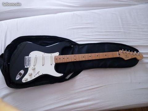 Guitare Squier par Fender Stratocaster érable noir