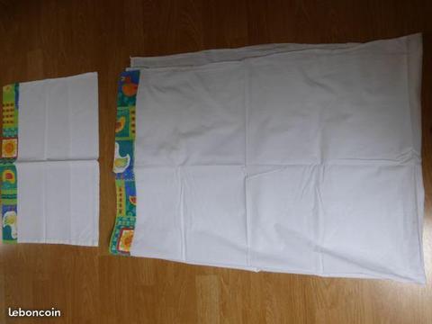 Drap pour lit bébé de 100 x 70 TP