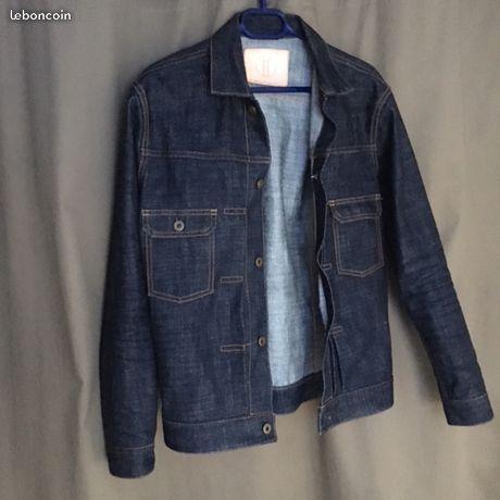 Veste en jean Japan Blue (toile japonaise)