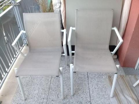 Chaises de jardin/balcon