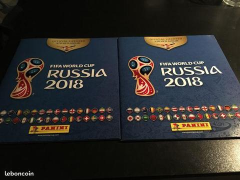 2 albums Panini FIFA World Cup 2018 + 27 stickers