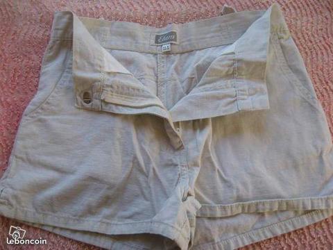 Short etam blanc comme neuf t 36