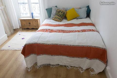 Couverture Couvre lit en coton / Tissus fait main