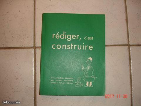 Rediger c'est construire