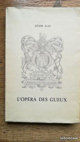 Gay XVIIIe Opéra des gueux Edition originale Vergé