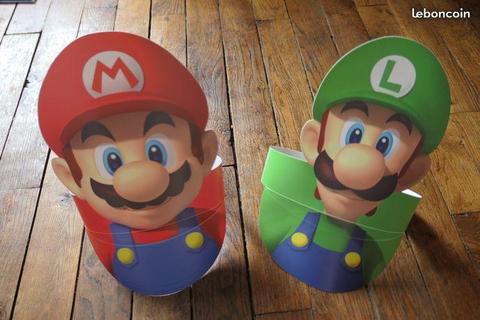 Casquette de collection Luigi et Mario de Nintendo