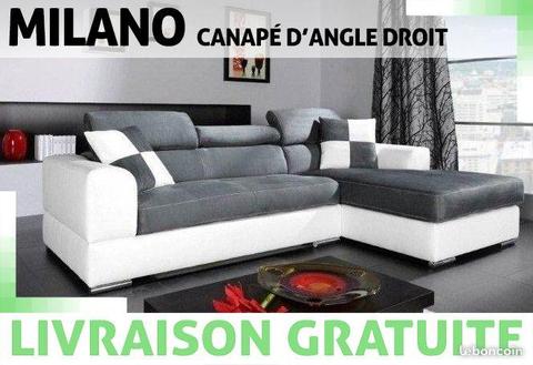 Canapé d'Angle MILANO LIVRAISON GRATUITE