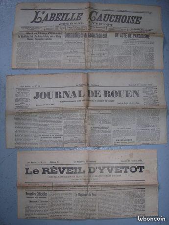 Anciens journaux cauchois