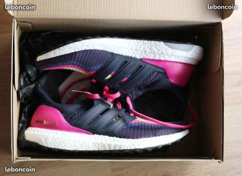 NEUVES adidas ULTRA BOOST 40 41 baskets fuchsia