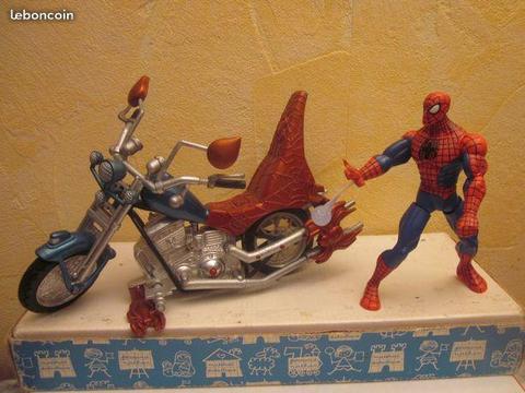 Moto spiderman a pile lot mos5