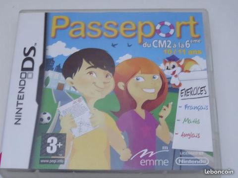 Jeu PASSEPORT du CM2 à la 6ème NINTENDO DS 10/11