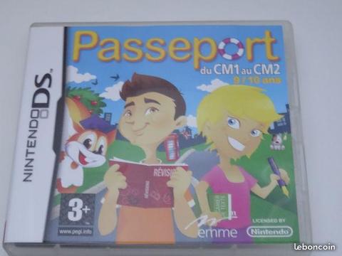 Jeu PASSEPORT du CM1 au CM2 NINTENDO DS 9/10 ans