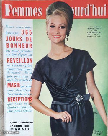 Revue femme d'aujourd 'hui n°869 28 decembre 1961