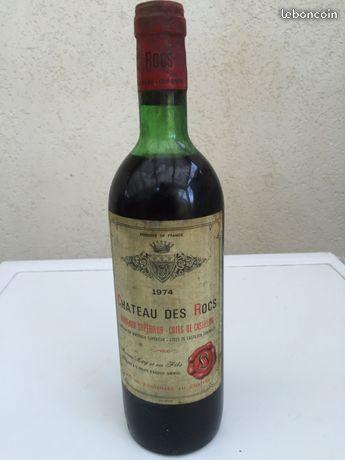 1 bouteille Chateau des rocs 1974