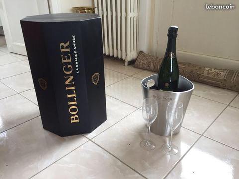 Coffret champagne bollinger millésime 1999
