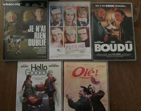 Lot de dvd Gerard Depardieu