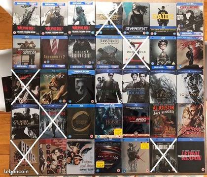 Collection de Steelbook - Editions Anglaises 1/2