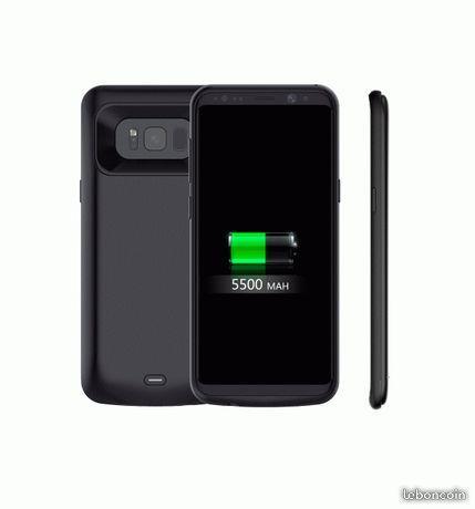 Coque batterie rechargeable Samsung S9 S8
