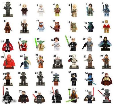 Figurines 'Star Wars' compatibles LEGO