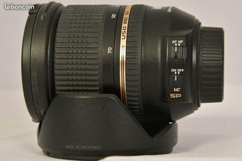 Zoom Tamron 24-70mm f/2.8 di vc usd G1 pour Nikon