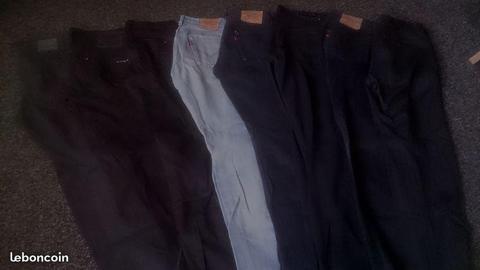 Lot de 8 jeans/pantalon homme 31/32