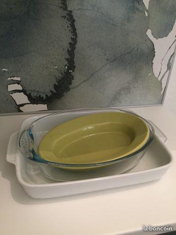 Lot 3 plats pour four PYREX