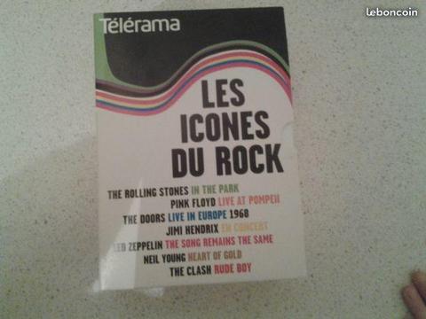 Coffret DVD Les icônes du rock Telerama
