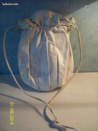 Sac à main cuir femme portable épaule BON ETAT