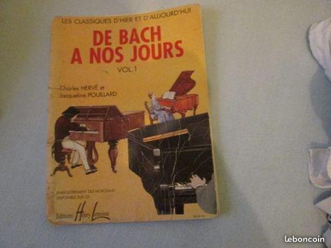 De Bach a nos jours volume 1