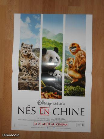 Poster / Affiche NÉS EN CHINE Disney