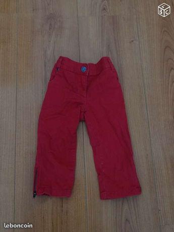 Pantalon bébé 3 ans Orchestra rouge