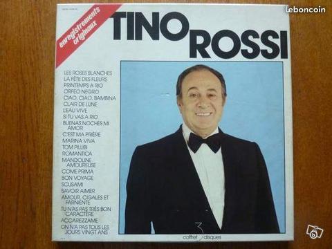 Coffret de 3 vinyles 33 T de Tino Rossi