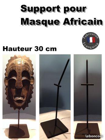 Support socle pour masque Africain hauteur 30 cm