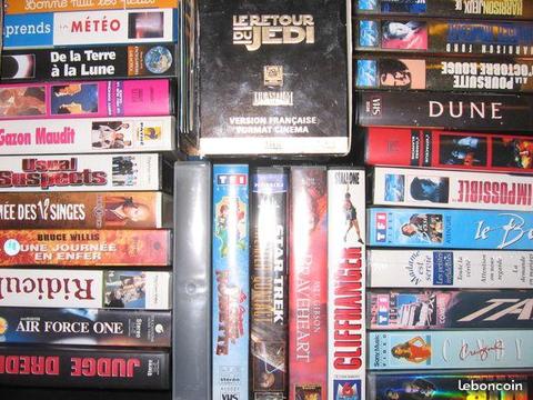 Cassette Video VHS - nombreux films