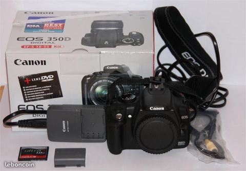 Canon EOS 350D numérique + objectifs