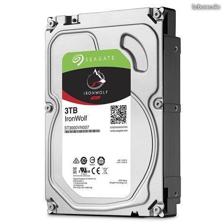 Disque dur Seagate IronWolf 3 To Neuf