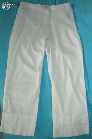 Pantacourt femme blanc - taille 42