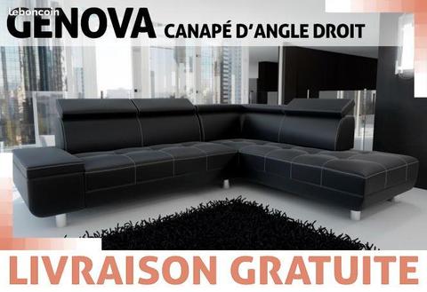 Canapé d'Angle GENOVA LIVRAISON GRATUITE