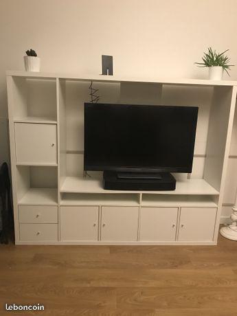 Urgent meuble télé blanc IKEA
