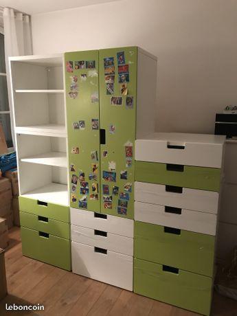 4 modules Rangement enfant Stuva (IKEA)