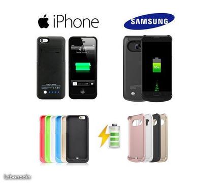 Coque Batterie chargeur Samsung Galaxy / iPhone