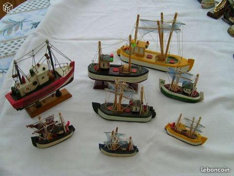 Lot de 8 bateaux Kat91