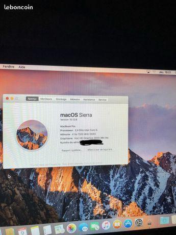 URGENT Macbook pro 13 pouces 500go