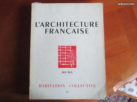 Revue L'ARCHITECTURE FRANCAISE Habit. Collectif