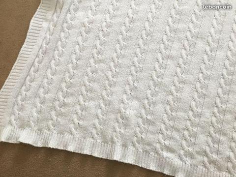 Dessus de lit coton blanc
