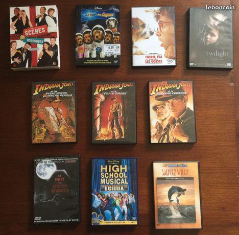 Lot de 10 DVD