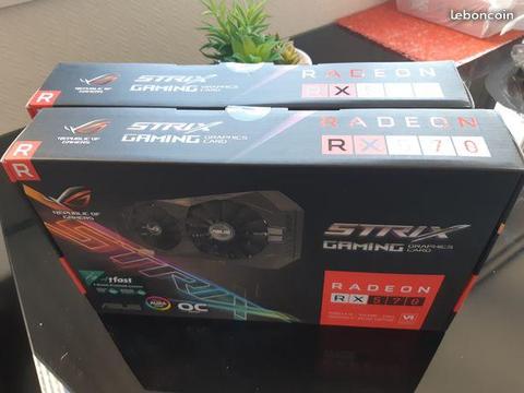 Carte graphique Asus ROG Strix RX 570 4Go NEUVE